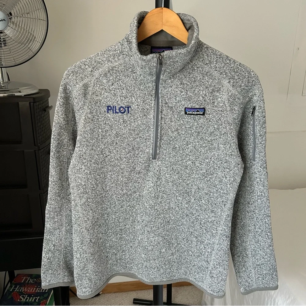 Patagonia Fleece Better Sweater 1/4 Zip Pullover Gray Women’s Medium